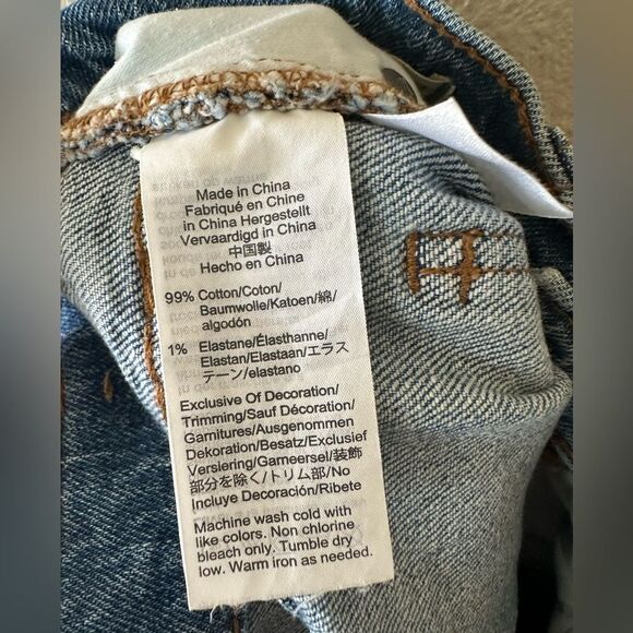 Madewell Cali Demi Boot Vintage Wash High Waist Jeans Size 28 - Picture 7 of 7